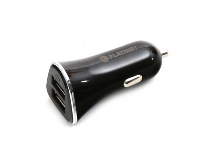 USB nabíječka 2xUSB 3,4A + microUSB kabel 1 m Black