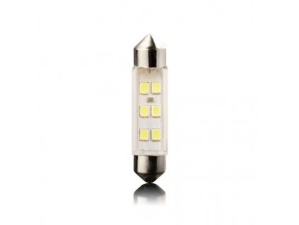 Žárovka LED6 SV8,5 36mm 12V- WHITE 2 ks