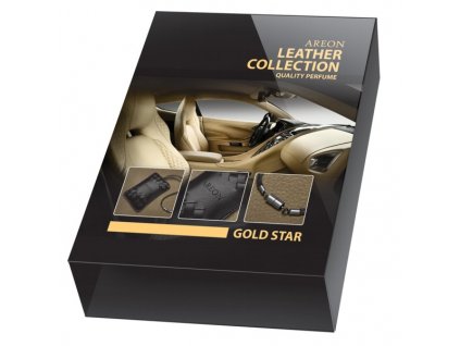 Vůně do auta AREON LEATHER COLLECTION - Gold Star