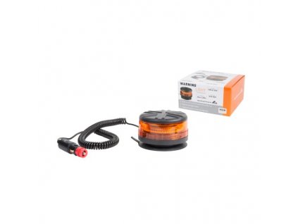 Výstražný maják 12V/24V oranžový 45LED R10, R65