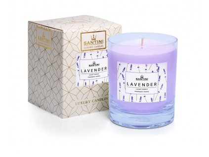 Luxusní svíčka SANTINI 270 g - LAVENDER