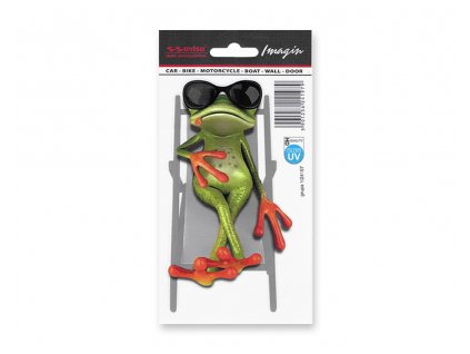 Samolepka AVISA - Žába na lehátku