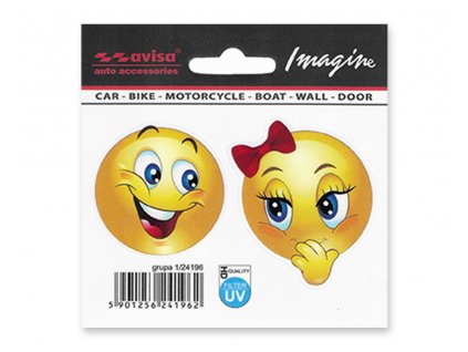 Samolepka AVISA - Smile Coy