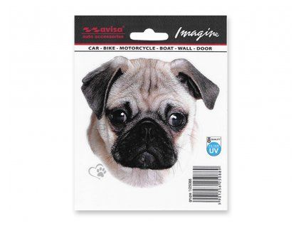Samolepka AVISA – Pes: Mops