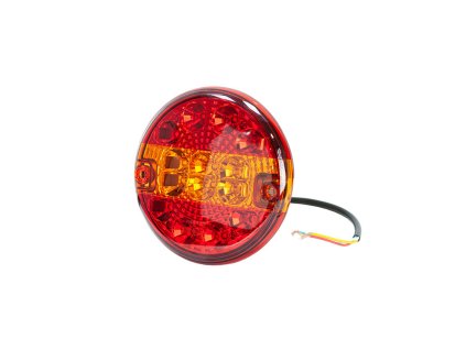 Zadní sdružené světlo kulaté 140mm 12-24V LED E11