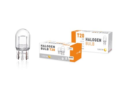 Žárovka VECTA 12V 21W T20 W3x16d
