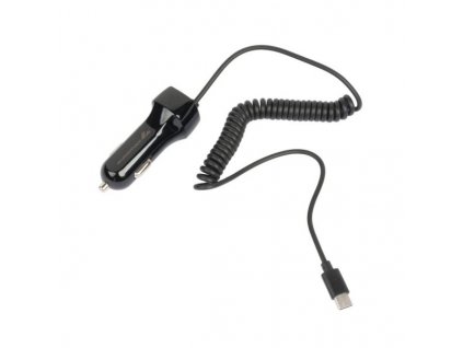 Nabíječka telefonu CL typ C - 2,1Amp s USB