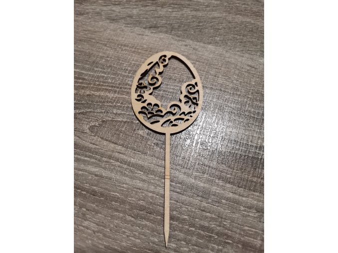 Dřevěný velikonoční zápich č.06 - kraslice