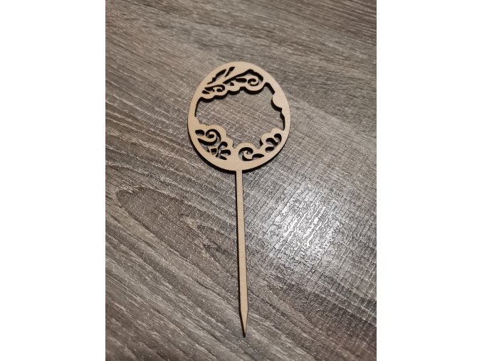 Dřevěný velikonoční zápich č.09 - kraslice