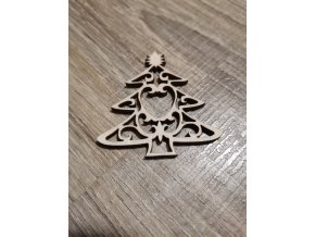 Dřevěná vánoční zdoba č.25 - stromeček