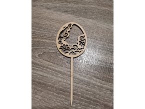 Dřevěný velikonoční zápich č.06 - kraslice