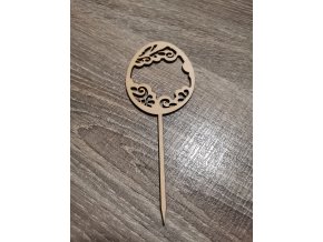 Dřevěný velikonoční zápich č.09 - kraslice