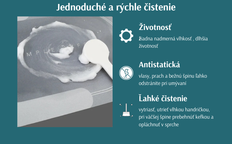 Čistenie kúpeľňovej predložky