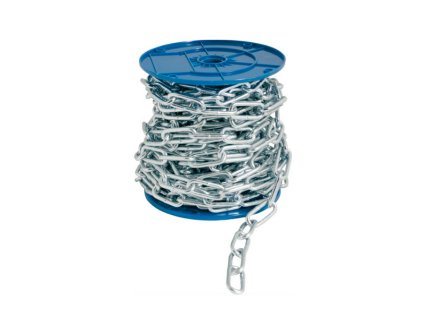 Reťaz DIN 5685/C s predĺženým okom 3mm Zn