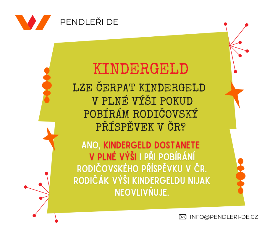 Lze Kindergeld pobírat při rodičovském příspěvku v ČR?
