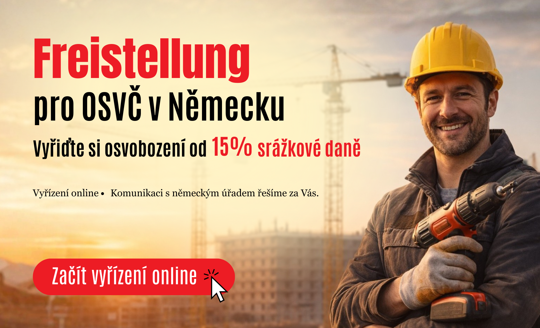 Vyřízení Freistellung online