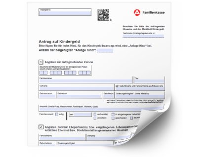 Kindergeld formuláře