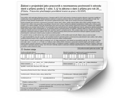 Žádost o neomezenou povinnost