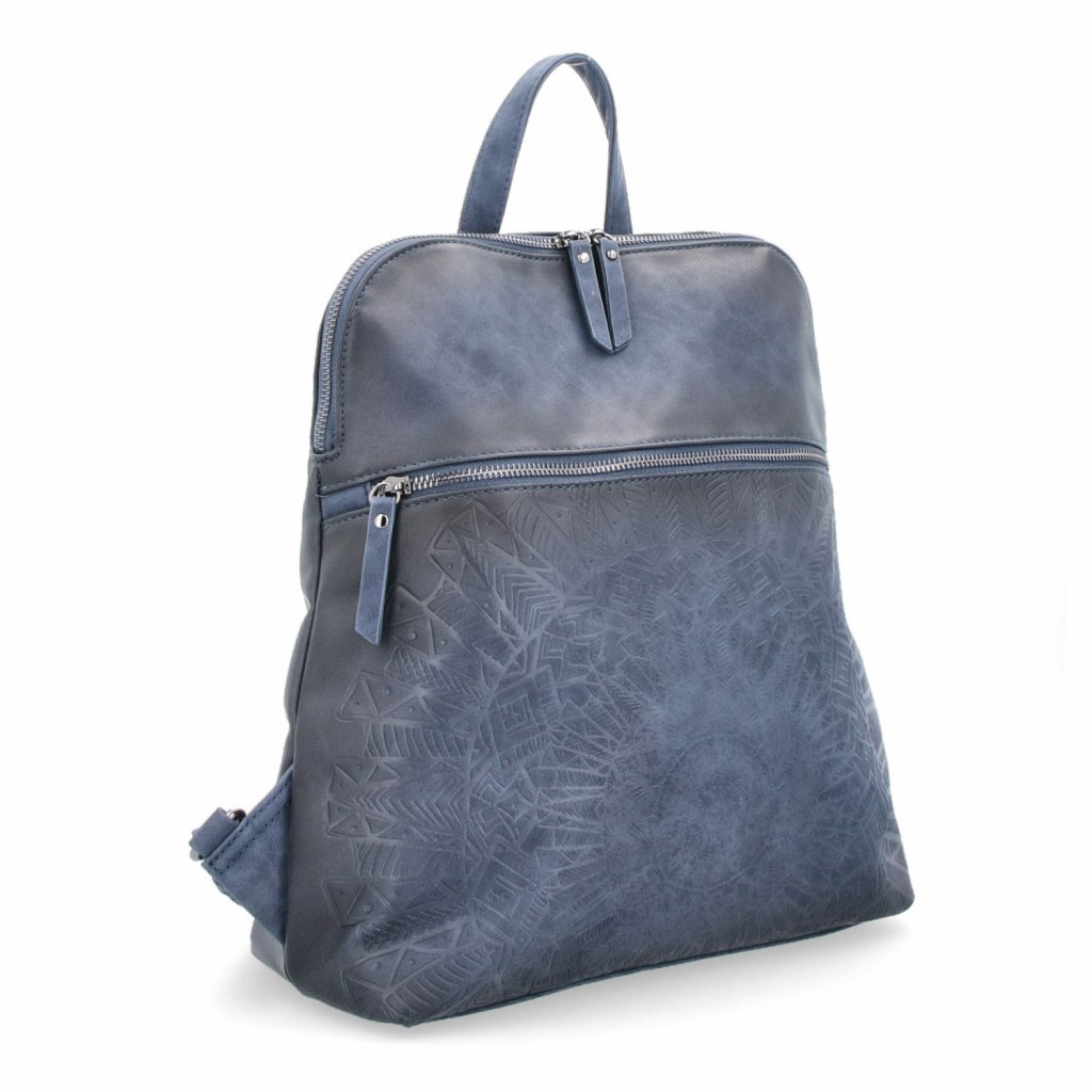 Elegantní batoh atraktivní Indee modrá  6281 TM
