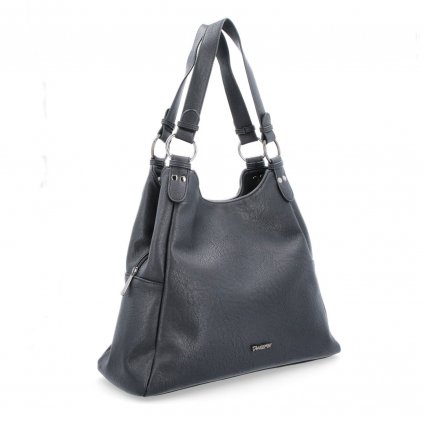 Elegantní kabelka atraktivní Tangerin černá  8017 C