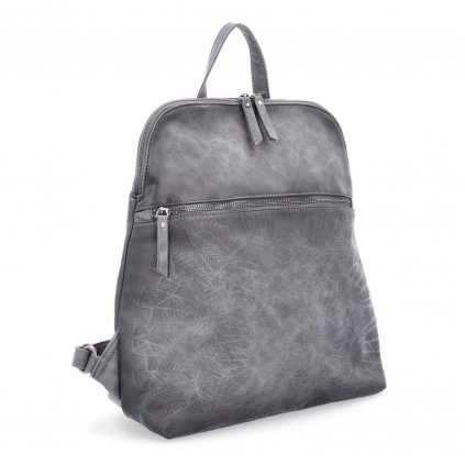 Elegantní batoh atraktivní Indee šedá  6281 TS