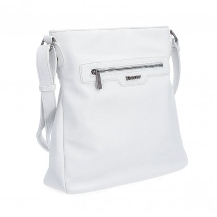 Praktická crossbody dámská Tangerin bílá  8008 B
