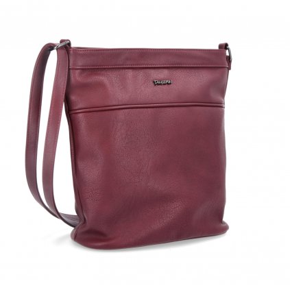 Crossbody kabelka do města Tangerin vínová  8005 BO