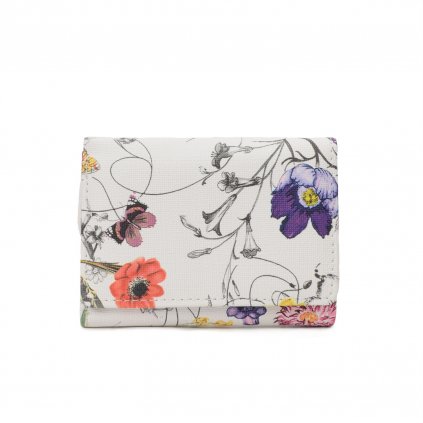 Květovaná peněženka květinová Carmelo multicolor  2118 Print