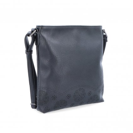 Crossbody kabelka kvalitní Carmelo černá  4217 C