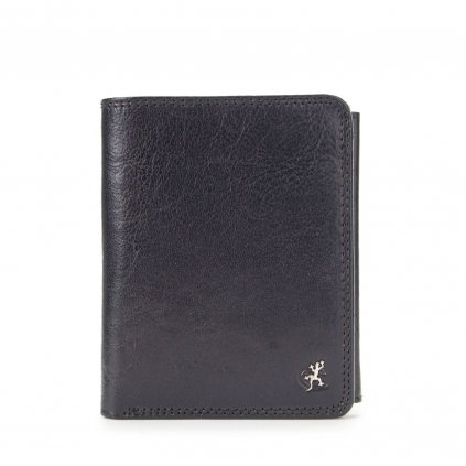 Kožená peněženka střední Cosset černá  4416 Komodo C