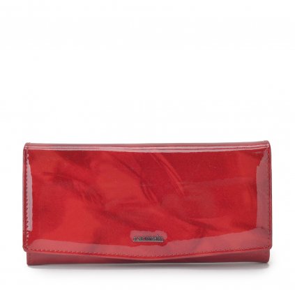 Kožená peněženka luxusní Carmelo červená  2109 P CV