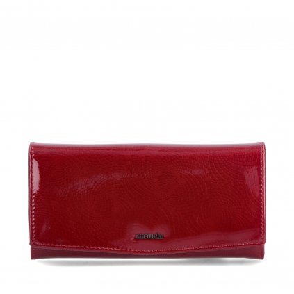 Kožená peněženka klasická Carmelo červená  2109 N CV
