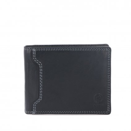 Kožená peněženka pro pány Poyem černá  5208 Poyem C