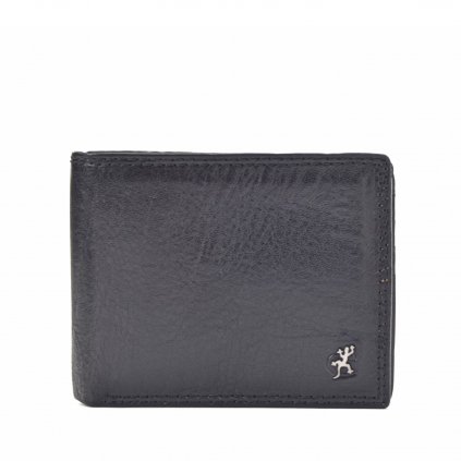 Kožená peněženka designová Cosset černá  4505 Komodo C