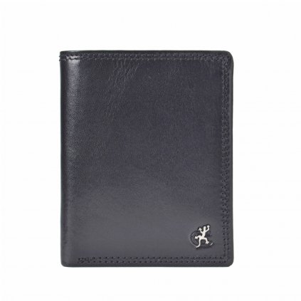 Kožená peněženka na karty Cosset černá  4501 Komodo C