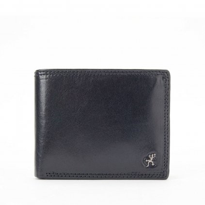 Kožená peněženka módní Cosset černá  4471 Komodo C