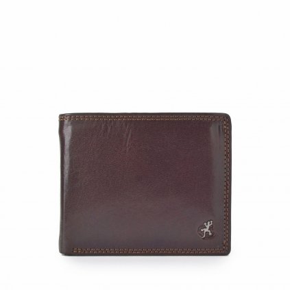 Kožená peněženka moderní Cosset hnědá  4465 Komodo H