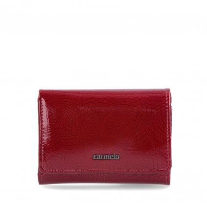 Kožená peněženka elegantní Carmelo červená  2106 N CV