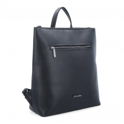 Městský batoh s kapsou Le Sands černá  9047 C
