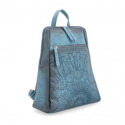 Elegantní batoh malý Indee modrá  6299 M