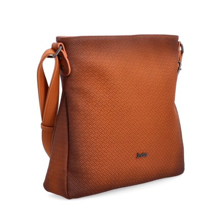 Střední crossbody kabelka atraktivní Indee oranžová  6317 O