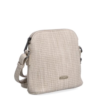 crossbody kabelka s jemnym vzorem carmelo 4340 be