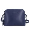 Kožená kabelka crossbody Noelia Bolger modrá  NB 0096 TM
