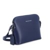 Kožená kabelka crossbody Noelia Bolger modrá  NB 0096 TM