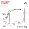 crossbody kabelka s sirokym popruhem carmelo 4355 c 20