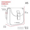 synteticka crossbody kabelka carmelo 4363 c 20