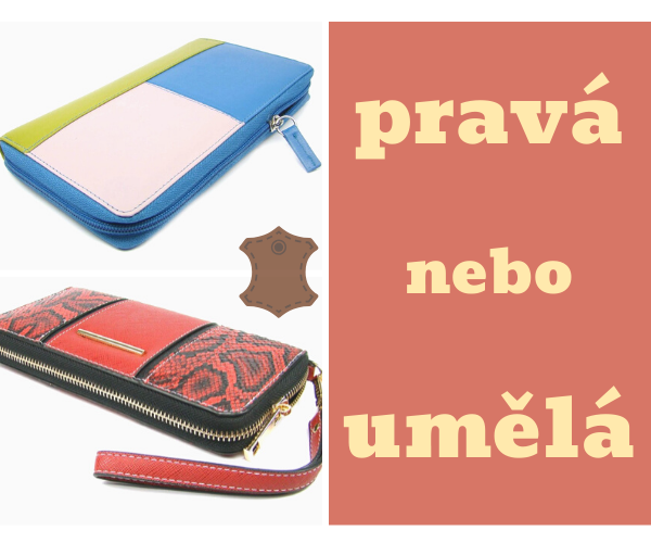 Dámská peněženka z pravé nebo umělé kůže?