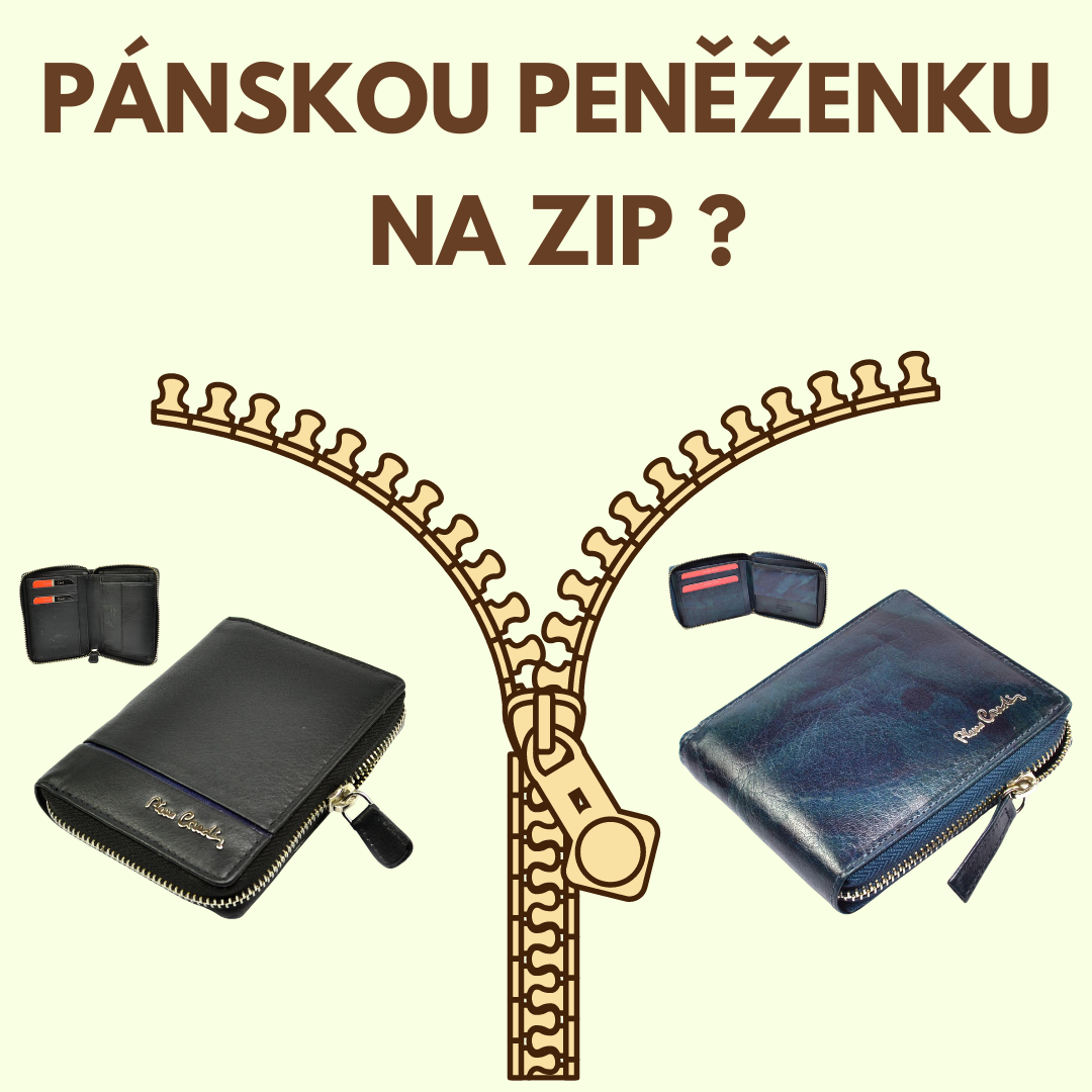 Jak vybrat pánskou peněženku na zip?