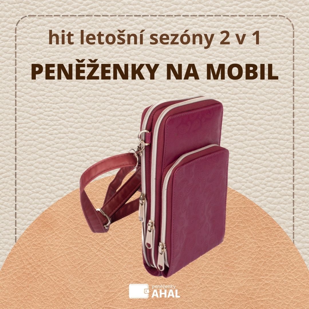 Peněženka na mobil 2 v 1 - hit letošní sezóny