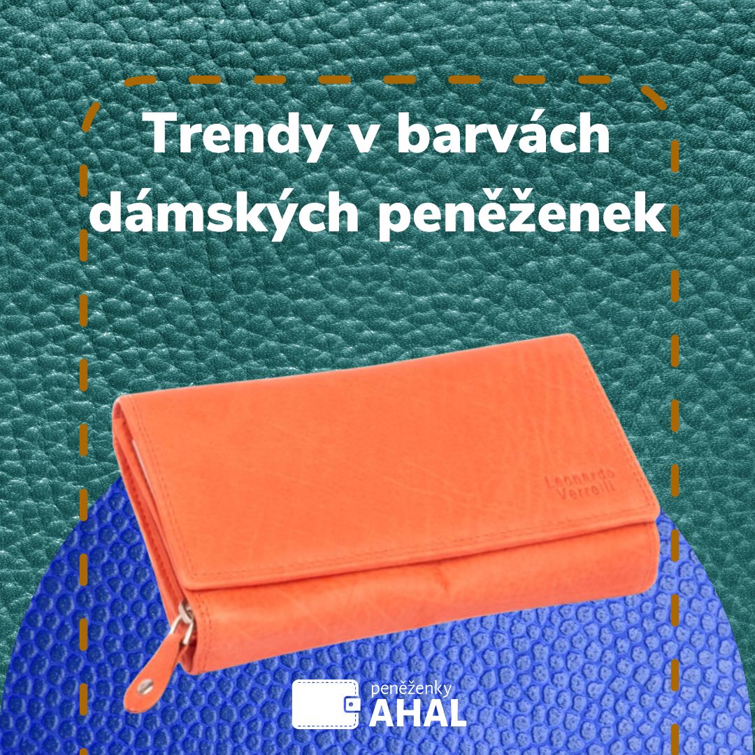 Trendy v barvách dámských peněženek
